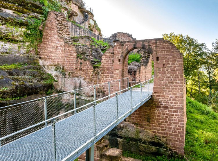 Burg Meistersel, Ramberg, Rhineland-Palatinate, Germany, Germany